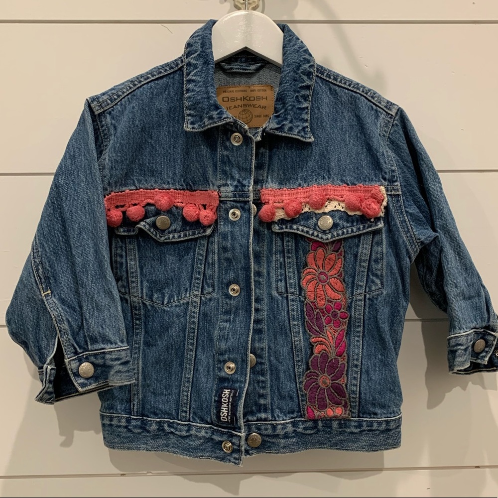 Custom Made Oshkosh Jean Jacket Size 3T